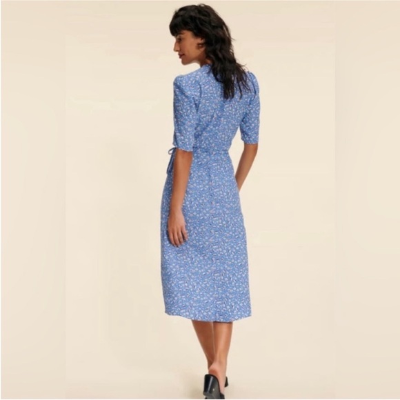 Rouje Gabin Blue dress FR36 - Picture 3 of 9